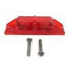 Truck-Lite Led, Red Rectangular, 5 Diode, Marker Clearance Light, Pc, 2 Screw, Fit N Forget M/C, 12V 35375R3